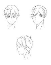 How to draw anime boy face that handsome like movie star