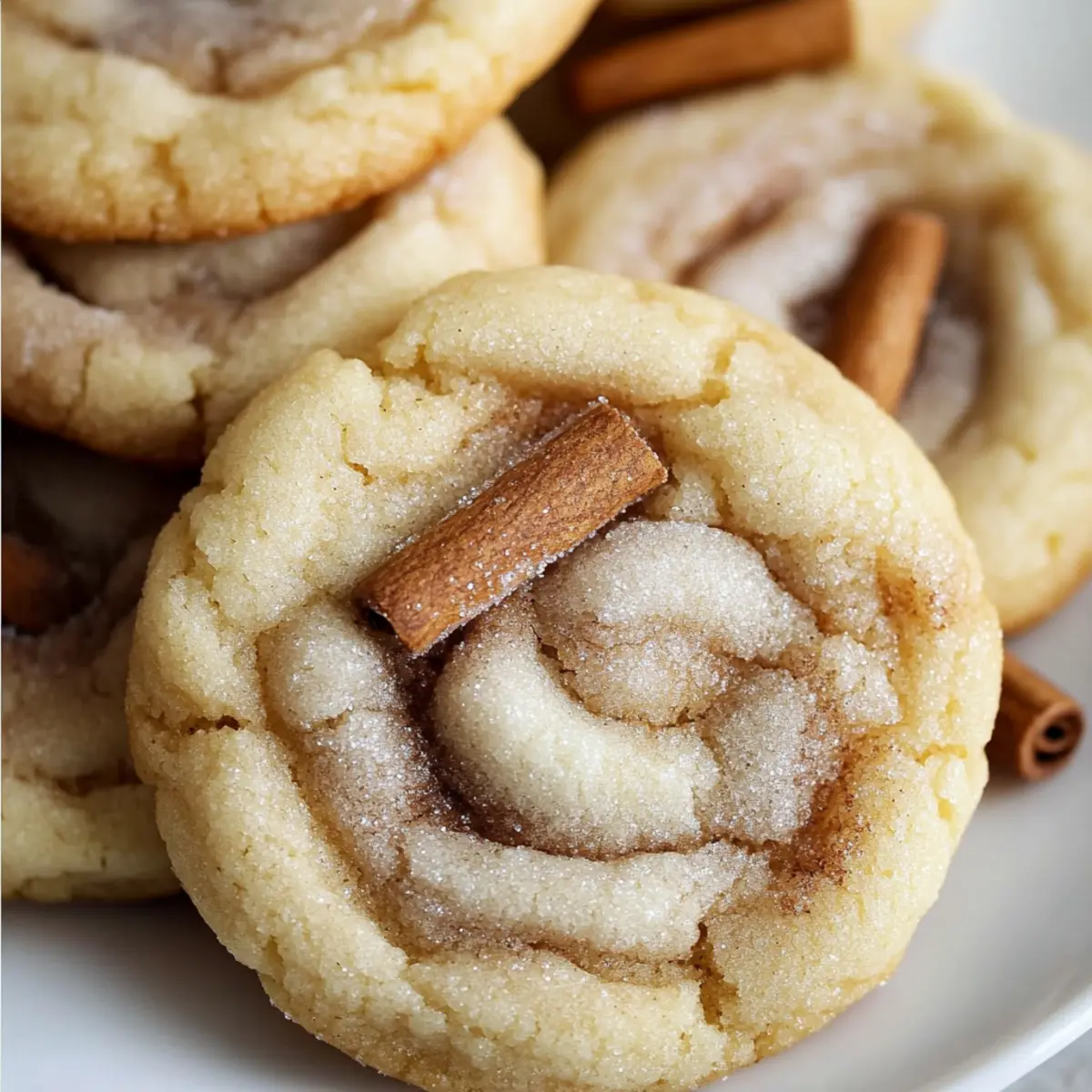 Soft and Chewy Cinnamon Roll Sugar Cookies Recipe
