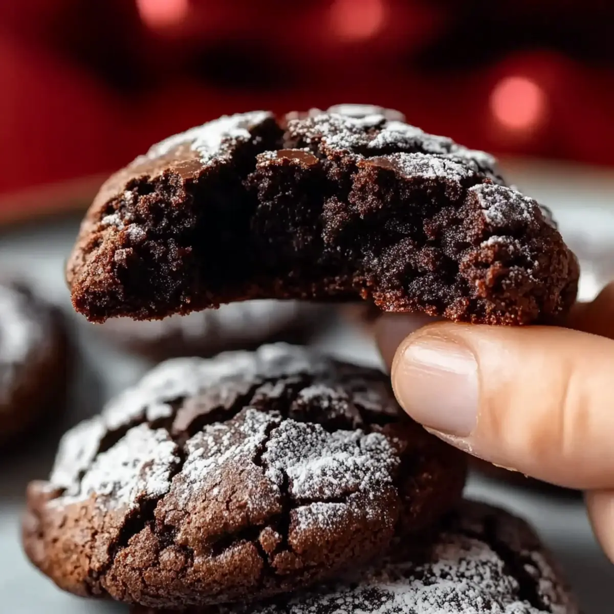 Irresistible Chocolate Brownie Crinkle Cookies You’ll Crave! 1