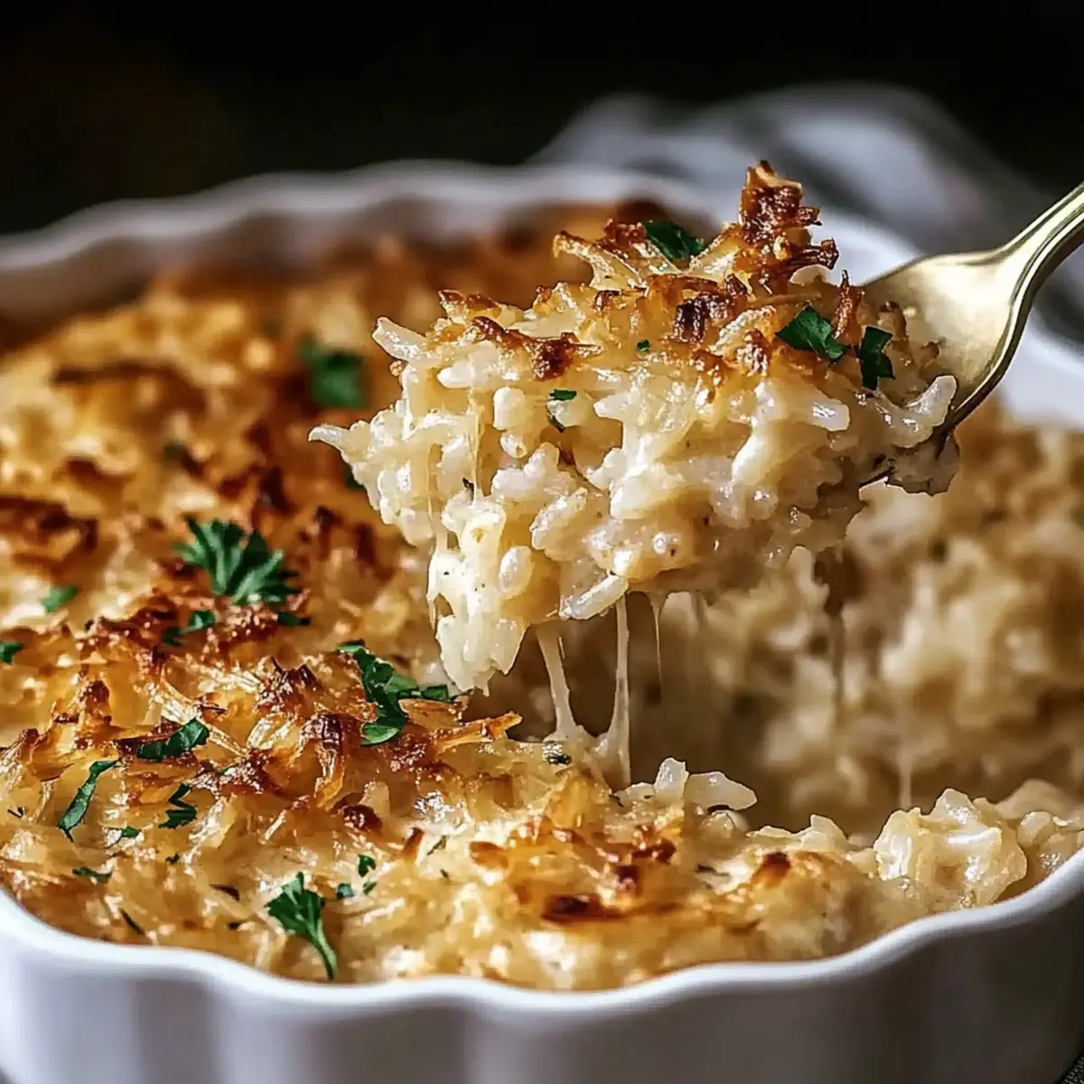 Comforting Cozy French Onion Chicken Rice Bake That's Easy to Make 2