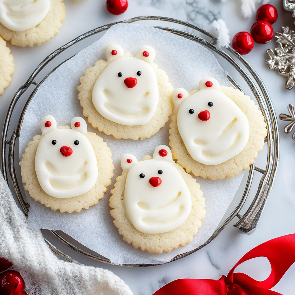 Adorable Polar Bear Cookies: Irresistibly Soft & Creamy Treats 2