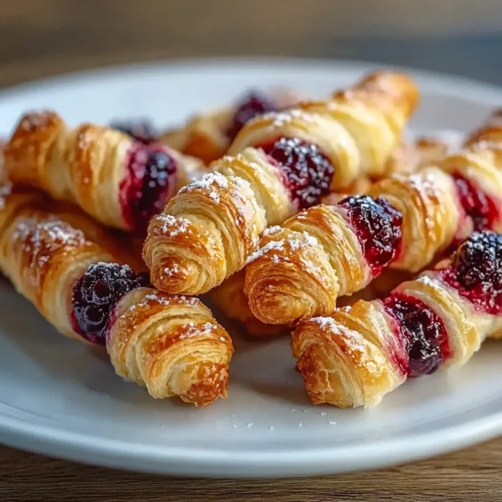Irresistibly Easy Golden Flaky Berry Puff Pastry Twists 9 Golden Flaky Berry Puff Pastry Twists with Sweet Glaze