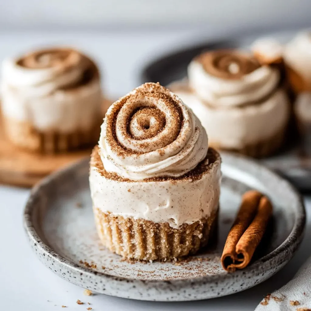 Home 55 No Bake Cinnamon Roll Cheesecakes