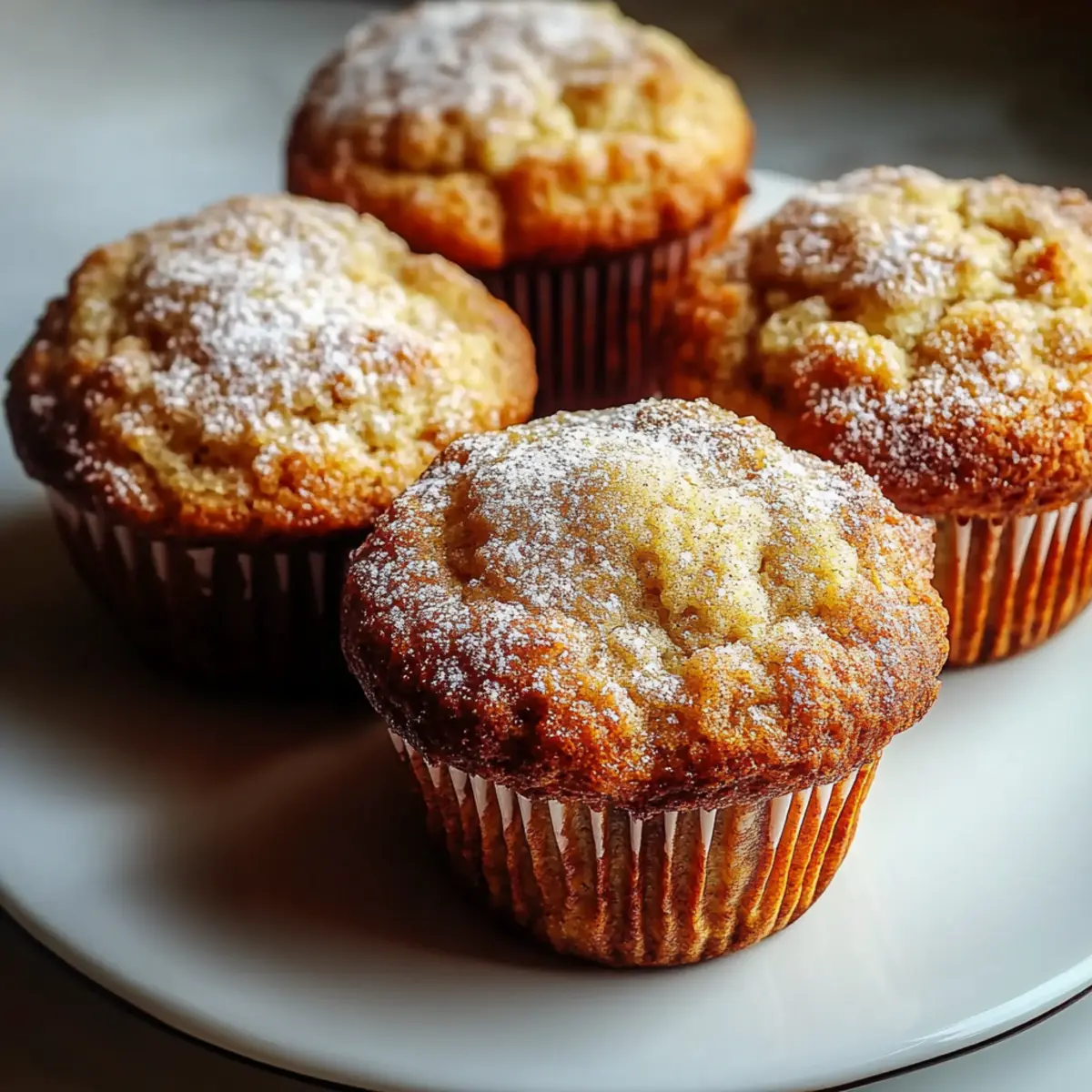 Warm Apple Cinnamon Muffins