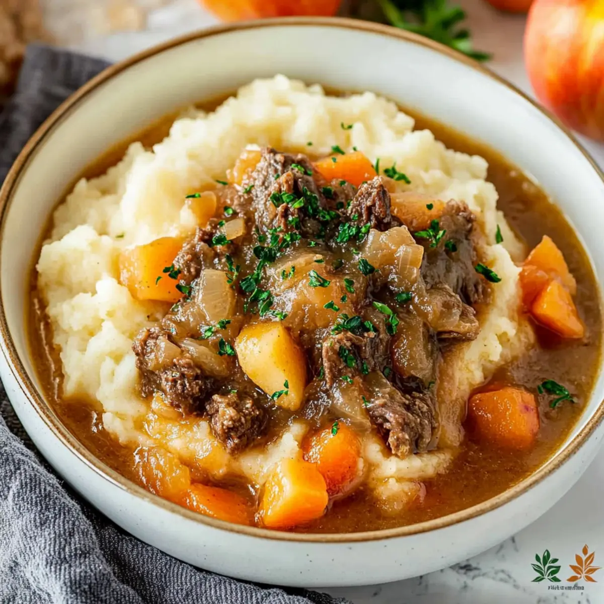 Fall Apple Cider Stew Mash