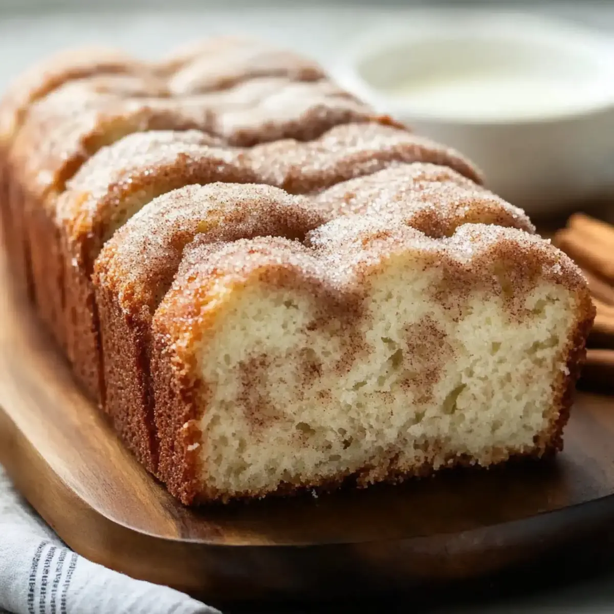 Cinnamon Donut Bread | Soft & Sweet Breakfast Loaf