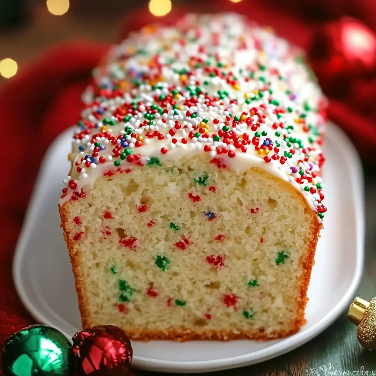 Festive Christmas Sprinkle Buttermilk Bread – Holiday Baking Treat