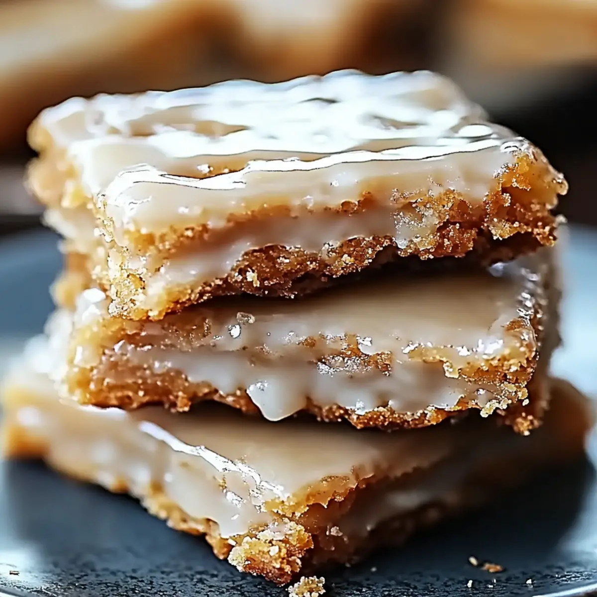 Soft Baked Maple Donut Bars