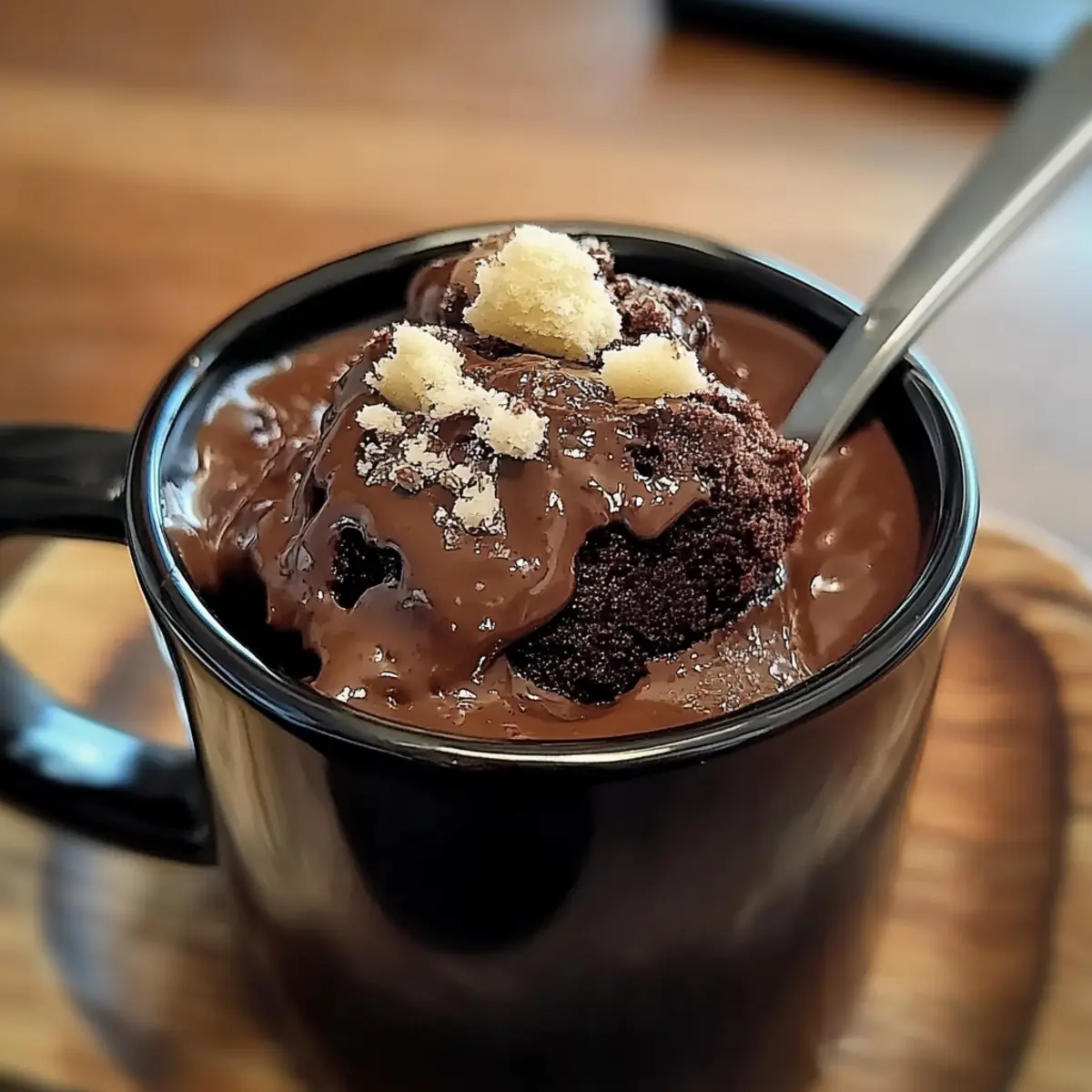 Indulge in Mini Chocolate Mug Cake Ready in Just Minutes! 1 Mini Chocolate Mug Cake Ready in Just Minutes
