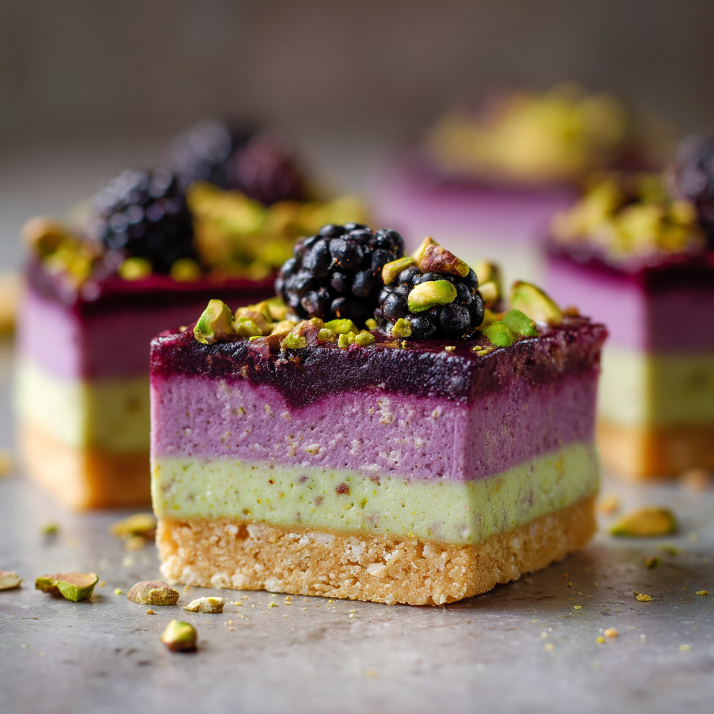 BEST RECIPE For Blackberry Pistachio Dream Bars: A Decadent Treat 1 u3929625643 Blackberry pistachio layered dessert bars vibrant bacf25db 75fd 4f3d 8472 e8aa7ed97e51 3