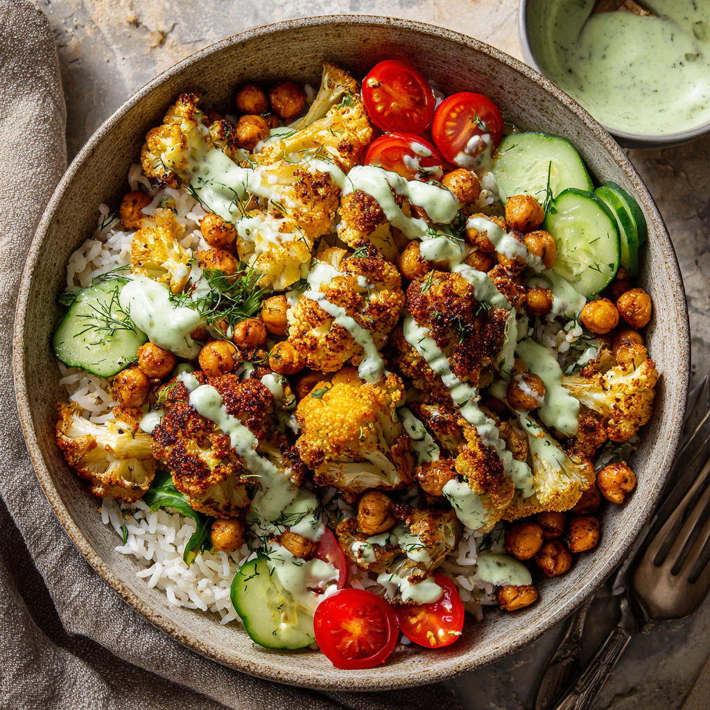 u3929625643 Cauliflower Shawarma Bowls in a ceramic bowl roas bcb3b353 2c8d 4d88 87a8 2acf85d3014d 2