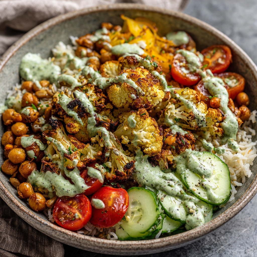 u3929625643 Cauliflower Shawarma Bowls in a ceramic bowl roas bcb3b353 2c8d 4d88 87a8 2acf85d3014d 3