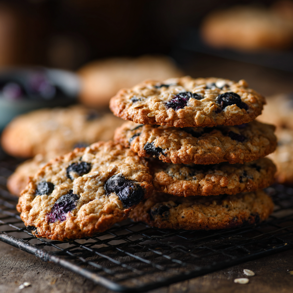 Chewy Blueberry Oatmeal Cookies 3 u3929625643 Chewy blueberry oatmeal cookies on cooling rack g ab2722c3 cc9d 4270 8918 d426ff626201 1