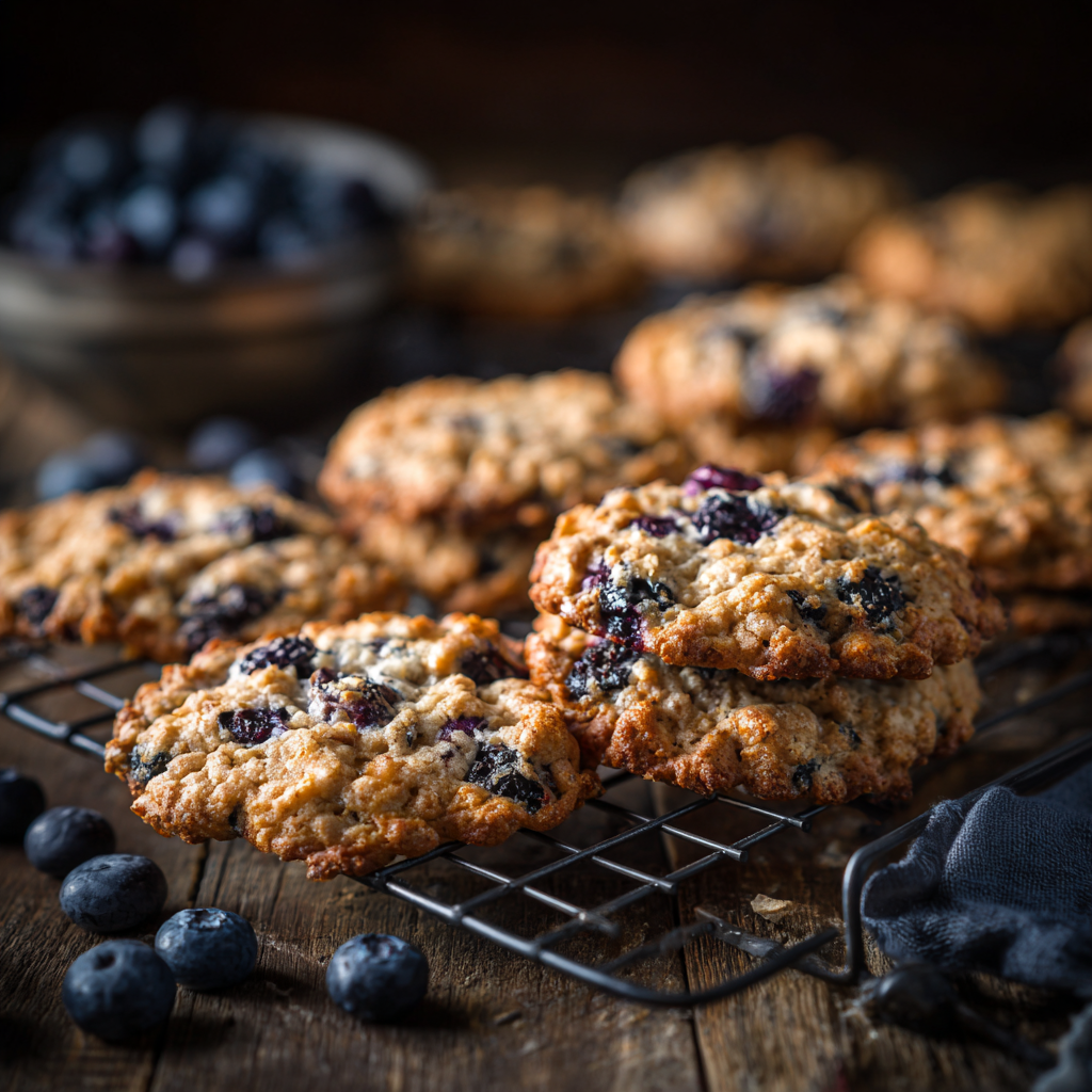 Chewy Blueberry Oatmeal Cookies 1 u3929625643 Chewy blueberry oatmeal cookies on cooling rack g ab2722c3 cc9d 4270 8918 d426ff626201 3