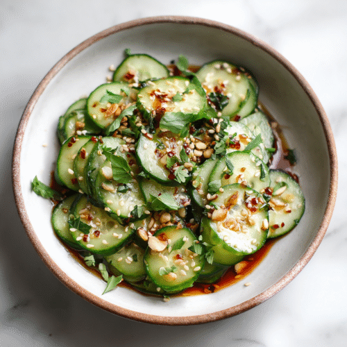 Easy Asian Cucumber Salad - Crunchy, Spicy, and Addictively Fresh 4 u3929625643 Easy Asian Cucumber Salad in a shallow ceramic bo 4213553f 51ba 468e 9800 acc8848b6088 3