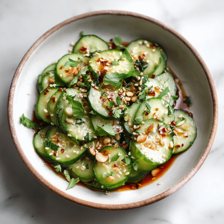Easy Asian Cucumber Salad - Crunchy, Spicy, and Addictively Fresh 29 u3929625643 Easy Asian Cucumber Salad in a shallow ceramic bo 4213553f 51ba 468e 9800 acc8848b6088 3
