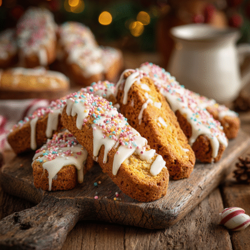 Gingerbread Biscotti - Crispy, Spiced Holiday Cookies 2 u3929625643 Gingerbread Biscotti dipped in white chocolate wi d8f0676a 311b 414c ab38 288580fc8b5b 1