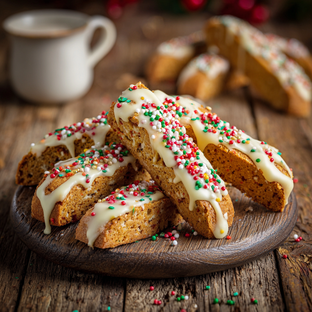 Gingerbread Biscotti – Crispy, Spiced Holiday Cookies 2 u3929625643 Gingerbread Biscotti dipped in white chocolate wi d8f0676a 311b 414c ab38 288580fc8b5b 2