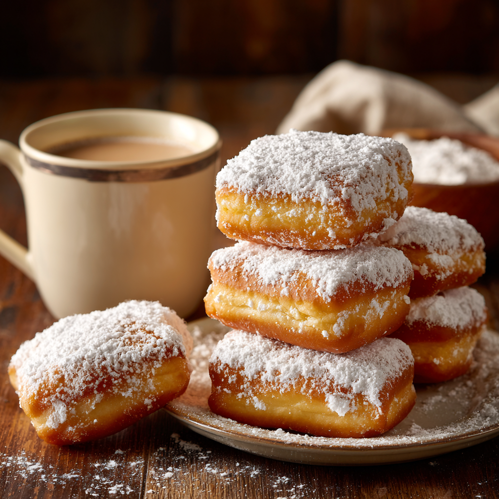 Vanilla French Beignets 3 u3929625643 Golden vanilla French beignets stacked high heavi b288a14b 0ab0 42f9 91ce 17bf72c30a31 0