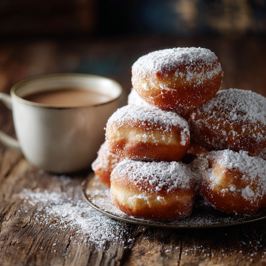 Vanilla French Beignets 1 u3929625643 Golden vanilla French beignets stacked high heavi b288a14b 0ab0 42f9 91ce 17bf72c30a31 3