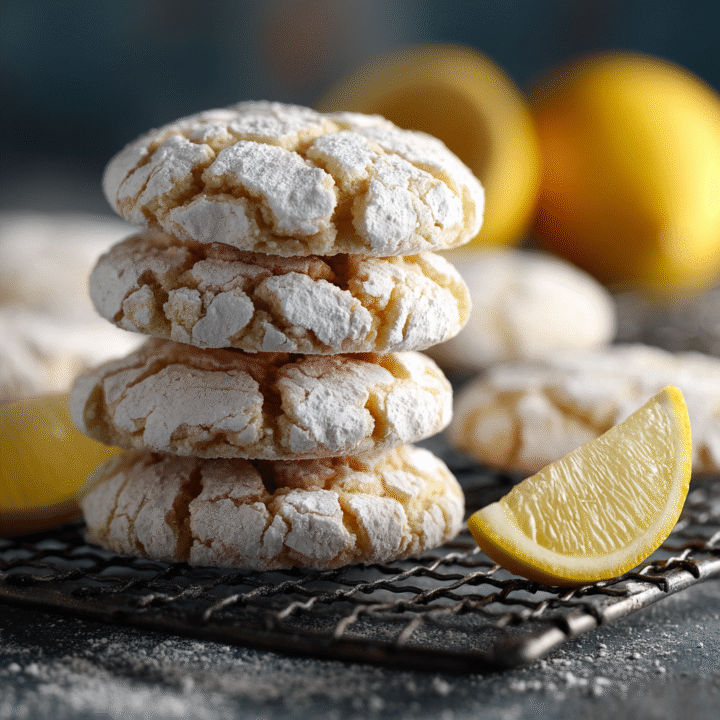 Lemon Crinkle Cookies 22 u3929625643 Lemon crinkle cookies stacked on cooling rack pow 1e22ea86 4a1a 402b bc36 605364810845 1