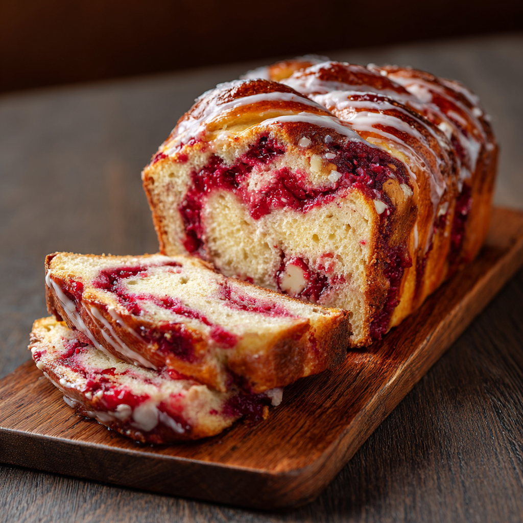 u3929625643 Raspberry and White Chocolate Babka sliced on a w 635d2dca c89f 487b 85fc 2cdcc7655dad 3