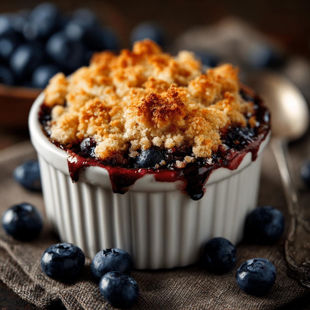 4-Ingredient Single-Serve Blueberry Cobbler (Vegan, Gluten-Free) 3 u3929625643 Single serve blueberry cobbler in white ramekin g 4e3fbe42 21be 4db9 a834 cdb020fb97d1 0